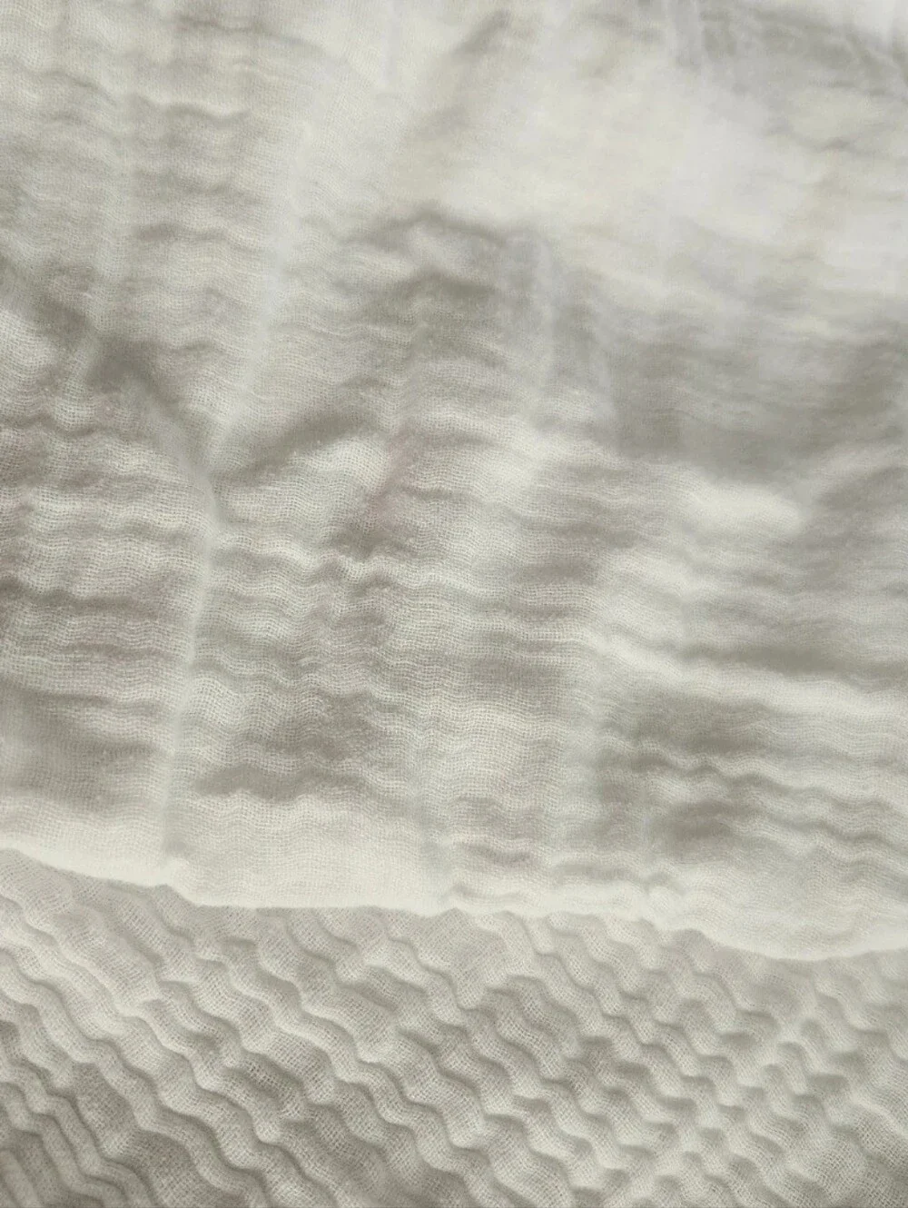 Pottery Barn Cloud Blanket Linen Cotton White King Cal King